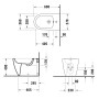 Duravit Soleil by Starck Stand Bidet 37 x 60 cm - Detailansicht