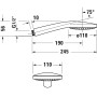 Duravit Handbrause 1jet 11 cm - Detailansicht