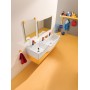 Espace de jeu et de lavage Geberit 3Bambini avec 3 postes de lavage, version droite - vue détaillée