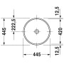 Duravit Architec Vasque encastrée 42 cm - vue détaillée