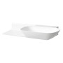 Lavabo encastrable LAUFEN INO 90 x 45 cm avec tablette à gauche, sans trou de robinet - vue détaillée