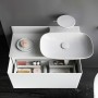Lavabo encastrable LAUFEN INO 90 x 45 cm avec tablette à gauche, sans trou de robinet - photo produit