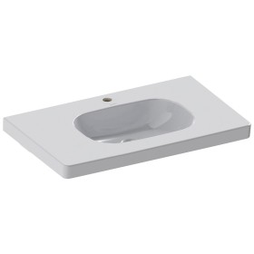 Lavabo de meuble Duravit D-Code Med 85 cm avec 1 trou de robinet