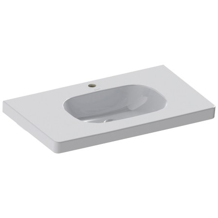 Lavabo de meuble Duravit D-Code Med 85 cm avec 1 trou de robinet