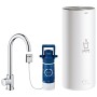 Rubinetto e boiler GROHE Red Mono taglia L, rubinetto a colonna con beccuccio a forma di C