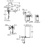 Rubinetto e boiler GROHE Red Mono taglia L, rubinetto a colonna con beccuccio a forma di C - vista tecnica