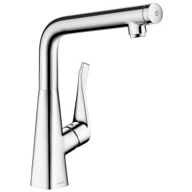 Mitigeur de cuisine monocommande hansgrohe Metris Select M71 320, 1jet