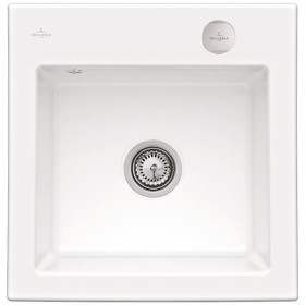 Lavello incasso Villeroy & Boch Subway 50 S, piletta di scarico con azionamento a leva