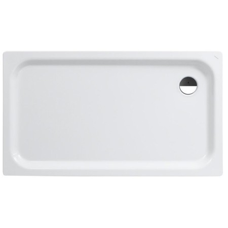 Receveur de douche LAUFEN Platina XXL 140 x 80 cm sans revêtement antidérapant