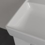 Villeroy & Boch Taro Waschtisch 120 cm mit CeramicPlus Beschichtung, 1 Hahnloch, ohne Überlauf - technische Ansicht