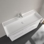 Villeroy & Boch Taro Waschtisch 120 cm mit CeramicPlus Beschichtung, 1 Hahnloch, ohne Überlauf - technische Ansicht