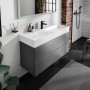 hansgrohe Xevolos E Lavabo 120 x 48 cm con foro per rubinetto senza troppo pieno - vista tecnica