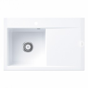 Villeroy & Boch Subway Style 45 Einbauspüle, Ablaufgarnitur mit Excenterbetätigung, Becken links
