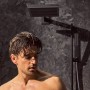 hansgrohe Pulsify E Pomme de douche à main en forme de bâton 100 1 jet EcoSmart+ - vue détaillée