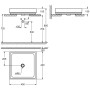 GROHE Cube Vasque en céramique 40 cm - vue détaillée