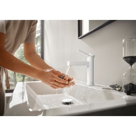 Rubinetto monocomando per lavabo hansgrohe Finoris 110 con scarico Push-Open