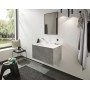 Robinet de lavabo monocommande hansgrohe Finoris 110 avec bonde Push-Open - vue technique