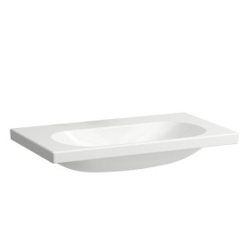 Vasque à poser LAUFEN LUA 80 x 46 cm sans trou de robinet, sans trop-plein