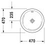 Lavabo encastré Duravit Architec 47 cm - photo produit