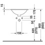 Lavabo encastré Duravit Architec 47 cm