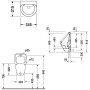 Duravit Duraplus Urinal, ohne Fliege - Detailansicht