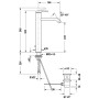 Duravit C.1 Einhebel-Waschtischmischer XL mit Zugstangen-Ablaufgarnitur