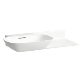 Lavabo encastrable LAUFEN INO 90 x 45 cm avec tablette à droite, sans trou de robinet