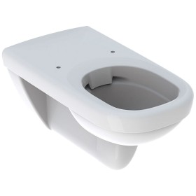 Geberit Renova Comfort WC sospeso con scarico a pavimento, Rimfree, angolare