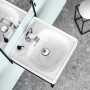 VitrA Equal Handwaschbecken mit Überlaufschlitz - technische Ansicht