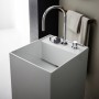 Vasque LAUFEN Kartell 37,5 x 43,5 cm, sur pied avec 3 trous de robinet - vue détaillée