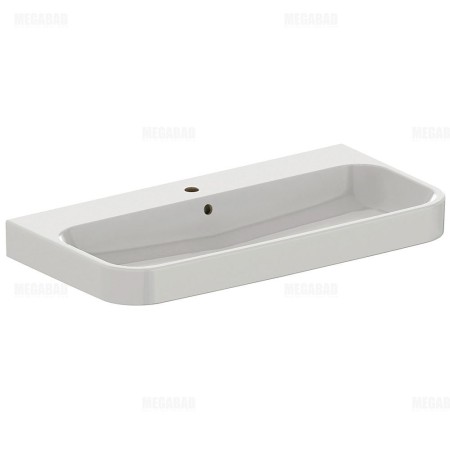 Duravit Happy D.2 Meuble-lavabo 100 cm brossé, avec 1 trou pour robinet