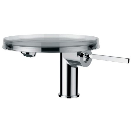 Mitigeur de lavabo monocommande LAUFEN Kartell avec disque décoratif et levier de vidage