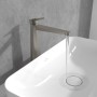 Villeroy & Boch Conum Einhebel-Waschtischarmatur erhöht mit Push-Open-Ablaufgarnitur - technische Ansicht