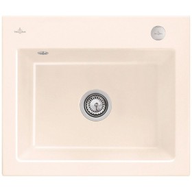 Lavello ad incasso Villeroy & Boch Subway 60 S, scarico con azionamento eccentrico
