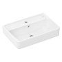 hansgrohe Xanuia Q Lavabo Compact 550/370 avec trou pour robinet et trop-plein, SmartClean - vue détaillée