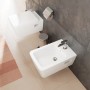 hansgrohe EluPura Original Q Wand Bidet 540 mit Hahnloch und Überlauf, HygieneEffect - Detailansicht