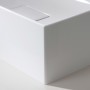 Lavabo hansgrohe Xevolos E 100 x 48 cm sans trou de robinet ni trop-plein - vue détaillée