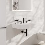 Robinet de lavabo hansgrohe Tecturis E 3 trous 150 économie d'eau+ avec bonde Push-Open - vue détaillée