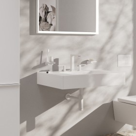 Rubinetto per lavabo hansgrohe Tecturis E a 3 fori 150 a risparmio idrico+ con scarico Push-Open