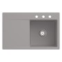 Lavello incasso Villeroy & Boch Subway Style 45 FLAT, scarico con azionamento manuale, vasca a destra