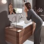 Robinet de lavabo monocommande hansgrohe Vivenis 210 avec vidage à tirette, avec bec pivotant - vue détaillée