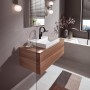Robinet de lavabo monocommande hansgrohe Vivenis 210 avec bonde à tirette, avec bec pivotant - vue technique