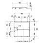Duravit Fussgestell für Stonetto Duschwanne 90 x 90 cm - Detailansicht