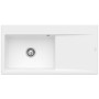 Lavello incasso Villeroy & Boch Subway Style 60 FLAT, scarico con azionamento manuale, vasca a sinistra - vista dettagliata