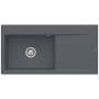 Lavello incasso Villeroy & Boch Subway Style 60 FLAT, scarico con azionamento manuale, vasca a sinistra - vista dettagliata