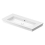 Meuble/lavabo Duravit White Tulip 105,5 cm, avec trop-plein sans trou de robinet