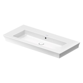 Meuble/lavabo Duravit White Tulip 105,5 cm, avec trop-plein sans trou de robinet