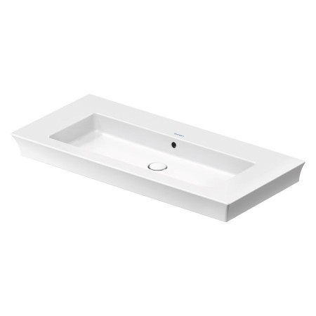 Meuble/lavabo Duravit White Tulip 105,5 cm, avec trop-plein sans trou de robinet
