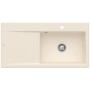 Villeroy & Boch Subway Style 60 FLAT lavello filotop, scarico con azionamento manuale, vasca a destra