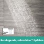 Support de douche hansgrohe Pulsify Select S 105 avec 3 modes de jets Relaxation et tuyau de douche - vue technique
